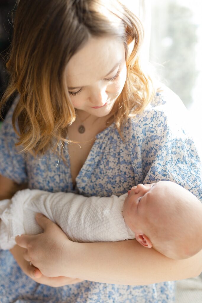 In-home newborn session in Edina, MN with big brother