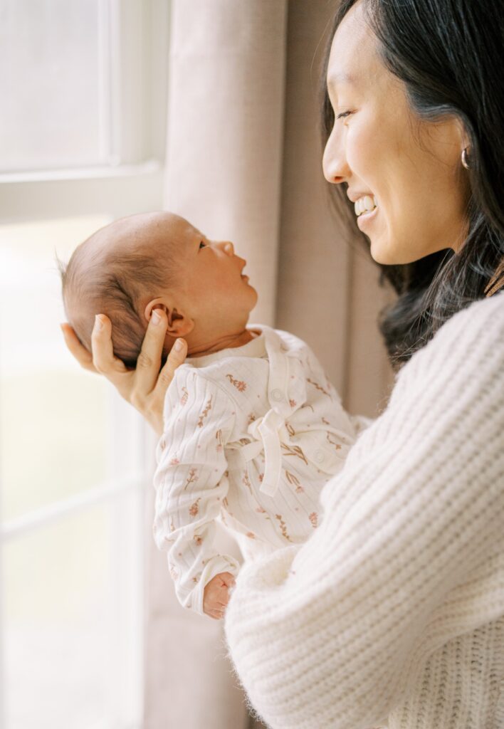 In-home newborn session in St. Paul, MN with older siblings