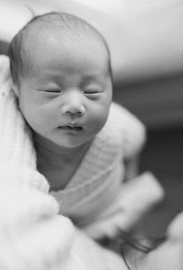 In-home newborn session in St. Paul, MN with older siblings