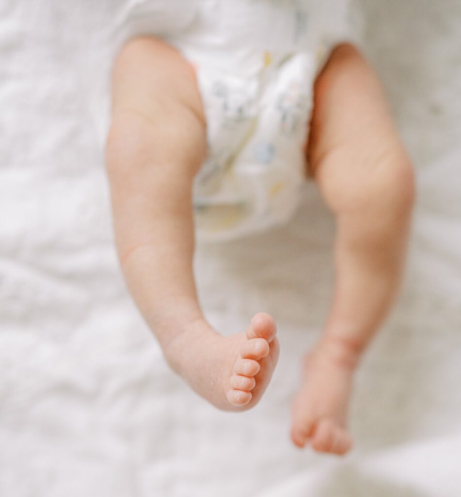 In-home newborn session in St. Paul, MN with older siblings